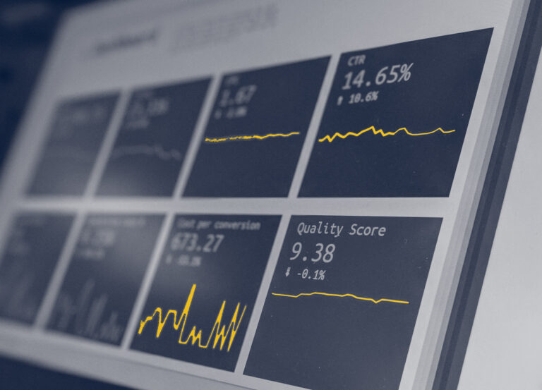 Charts with text Quality Score