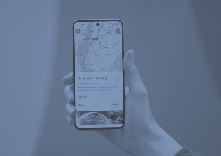 Google Maps AI phone